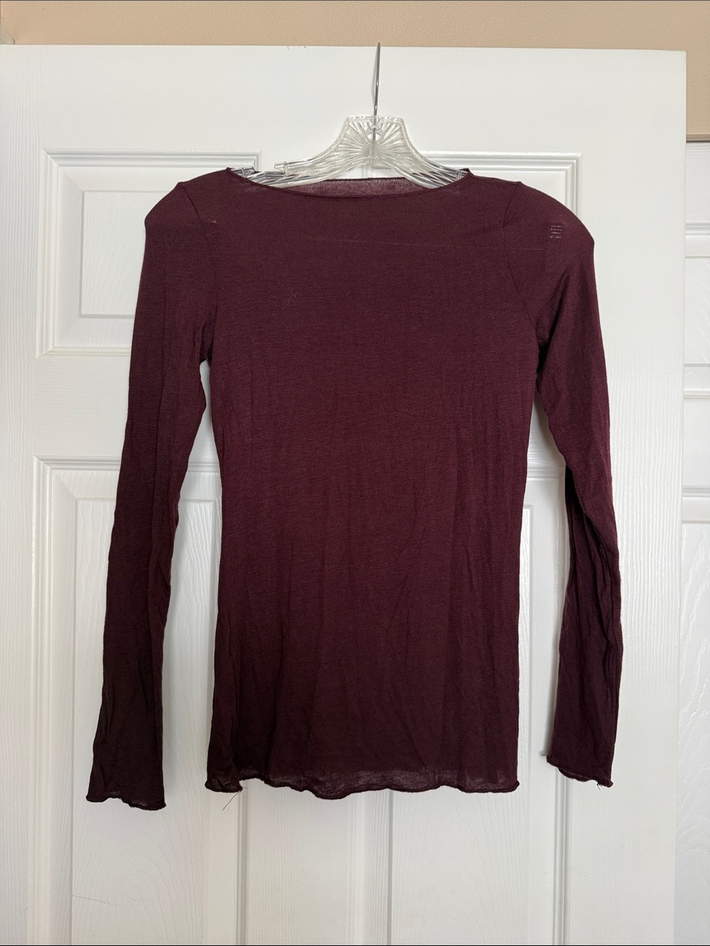 Intimissimi Dark Burgundy Ultralight Cashmere Top S